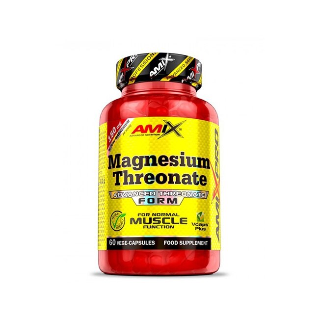 Supliment Alimentar, Amix, Magnesium Threonate, 60 Capsule