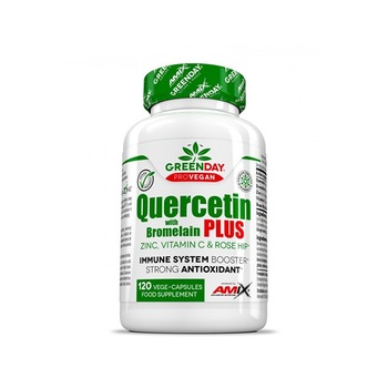 Supliment Alimentar, Amix, Quercetin With Bromelain Plus, 120 Capsule Supliment Alimentar, Amix, Quercetin With Bromelain Plus, 120 Capsule