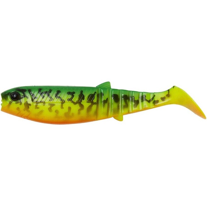 Shad Savage Gear Cannibal Shad 10cm 9G Burbot Firetiger 4buc