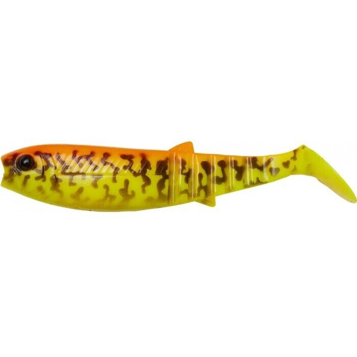 Set Shad-uri Savage Gear Cannibal 15cm 33G Burbot Auriu 3Buc/plic