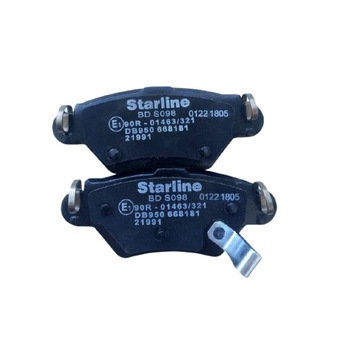 Set placute frana disc punte spate Starline BD S098 Set placute frana disc punte spate Starline BD S098