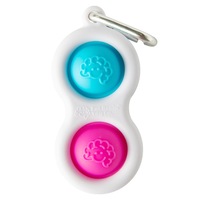 jucarie senzoriala dimple fidget toy tip breloc cu 2 bule  1 an rozalbastru 7 cm urban trends  imagen 29_0_
0