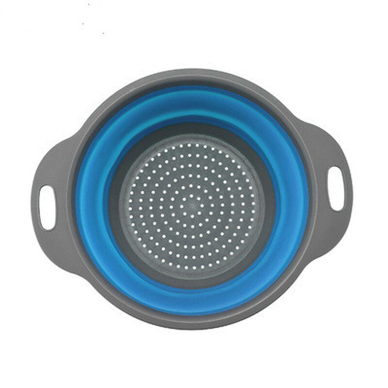 Strecuratoare profesionala pliabila din silicon, spalat fructe, curatat legume,24X29cm, rotunda
