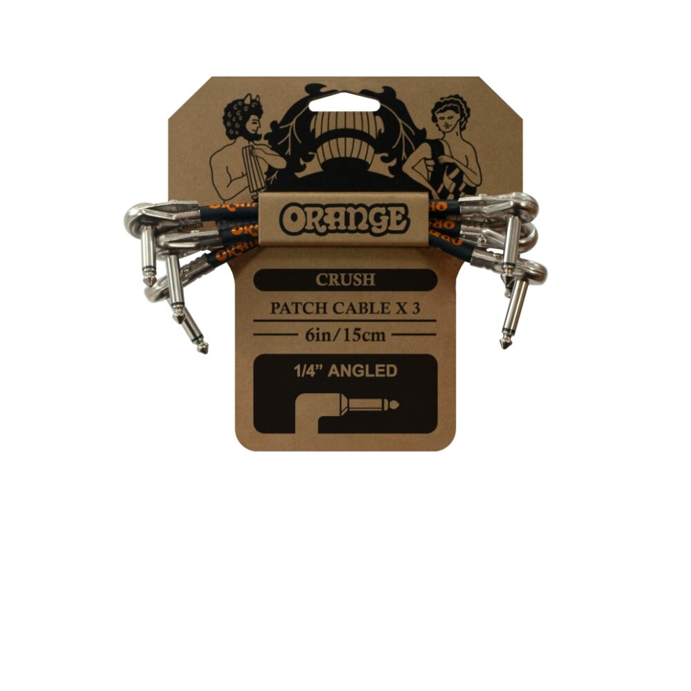 Cablu patch Chitara, 15m Mufa L, Orange Crush CA038