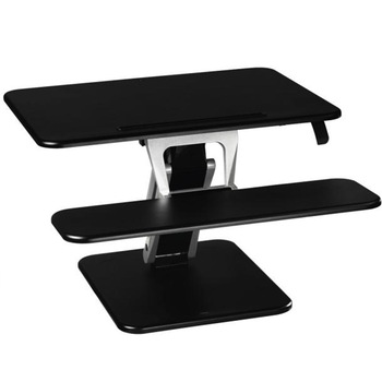 Stand Ergonomic Hama-95823, Dimensiuni medii, Negru/Gri Stand Ergonomic Hama-95823, Dimensiuni medii, Negru/Gri