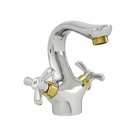 baterie pentru lavoar fleko p1525-gold dublu comanda cartus ceramic 40 mm finisaj cromatic imagen 50_0_
0