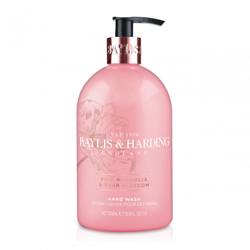 Sapun lichid de maini, Baylis & Harding, Pink Magnolia & Pear Blossom, 500ml