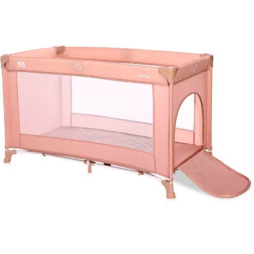 Patut Lorelli Pliabil cu 1 Nivel Torino, Misty Rose