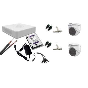 Kit supraveghere video Hikvision 2MP, cu 2 camere 2MP de interior si HDD 1 TB cu accesorii montaj MK186 Kit supraveghere video Hikvision 2MP, cu 2 camere 2MP de interior si HDD 1 TB cu accesorii montaj MK186