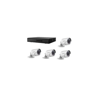 Kit supraveghere video Hikvision 2MP, cu 4 camere 2MP de exterior/interior MK200 Kit supraveghere video Hikvision 2MP, cu 4 camere 2MP de exterior/interior MK200
