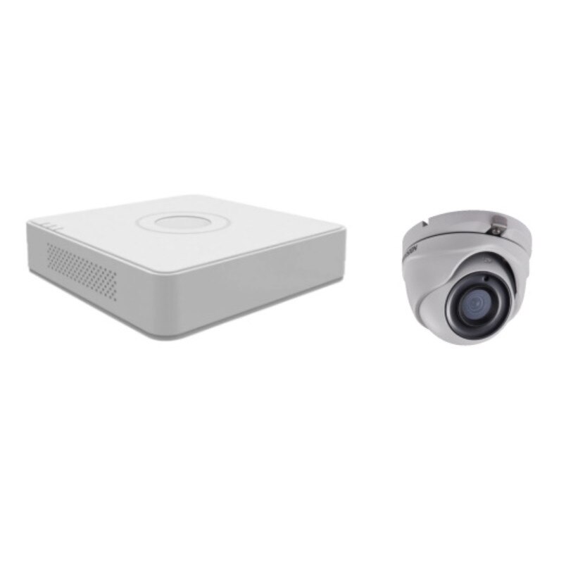 Kit supraveghere video Hikvision 5MP, cu 1 camera 5MP de interior MK275
