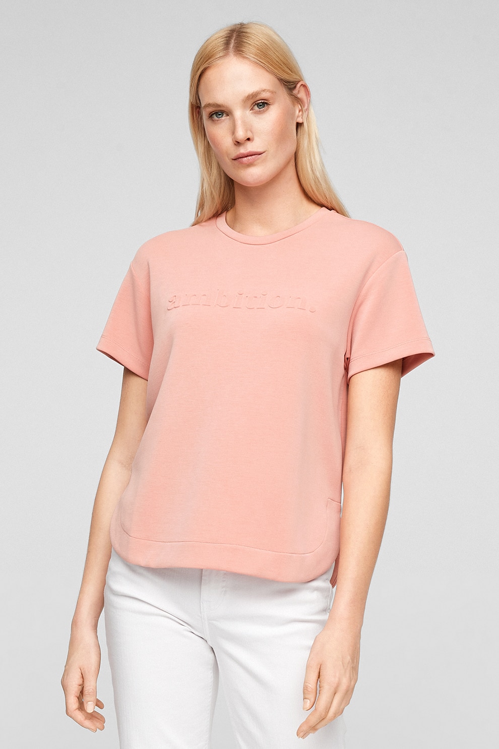 s.Oliver, Tricou din amestec de modal, Roz pastel