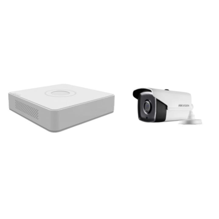 Sistem supraveghere Uniview 8 camere IP 4MP lentila 2.8mm NVR 4K 8 canale 8MP
