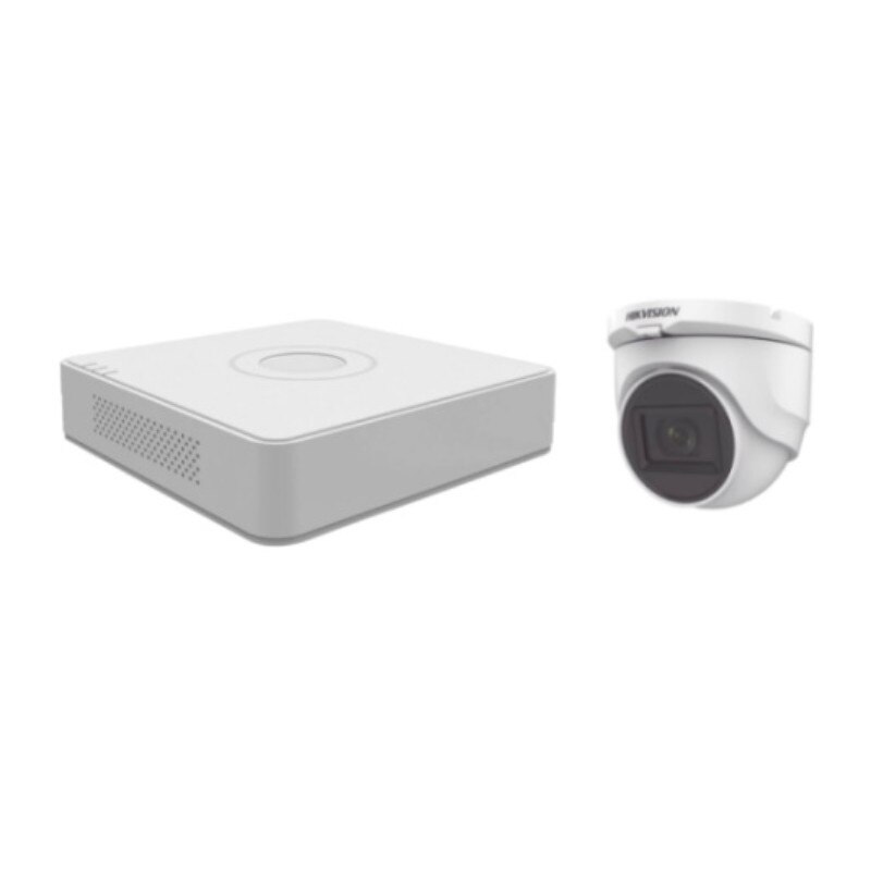 Kit supraveghere video Hikvision 5MP, cu 1 camera 5MP de interior MK291