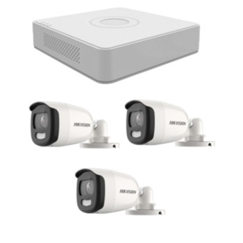 Kit supraveghere video Hikvision 5MP, cu 3 camere 5MP de exterior/interior MK491 Kit supraveghere video Hikvision 5MP, cu 3 camere 5MP de exterior/interior MK491