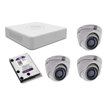 Kit supraveghere video Hikvision 5MP, cu 3 camere 5MP de interior si HDD 1 TB MK503 Kit supraveghere video Hikvision 5MP, cu 3 camere 5MP de interior si HDD 1 TB MK503