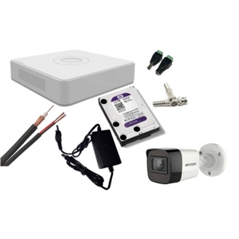 Kit supraveghere video Hikvision 5MP, cu 1 camera 5MP de exterior/interior si HDD 1 TB cu accesorii montaj MK545 Kit supraveghere video Hikvision 5MP, cu 1 camera 5MP de exterior/interior si HDD 1 TB cu accesorii montaj MK545