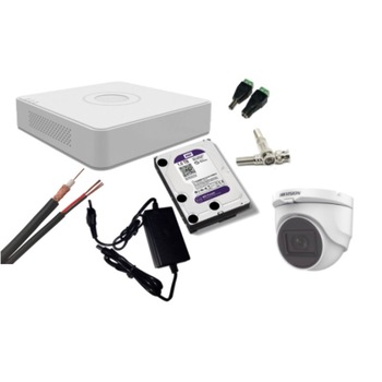 Kit supraveghere video Hikvision 5MP, cu 1 camera 5MP de interior si HDD 1 TB cu accesorii montaj MK549 Kit supraveghere video Hikvision 5MP, cu 1 camera 5MP de interior si HDD 1 TB cu accesorii montaj MK549