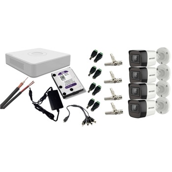 Kit supraveghere video Hikvision 5MP, cu 2 camere 5MP de interior si HDD 1 TB cu accesorii montaj MK356 Kit supraveghere video Hikvision 5MP, cu 2 camere 5MP de interior si HDD 1 TB cu accesorii montaj MK356