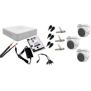 Kit supraveghere video Hikvision 5MP, cu 3 camere 5MP de interior si HDD 1 TB cu accesorii montaj MK551 Kit supraveghere video Hikvision 5MP, cu 3 camere 5MP de interior si HDD 1 TB cu accesorii montaj MK551