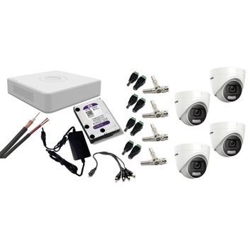 Kit supraveghere video Hikvision 5MP, cu 4 camere 5MP de interior si HDD 1 TB cu accesorii montaj MK366 Kit supraveghere video Hikvision 5MP, cu 4 camere 5MP de interior si HDD 1 TB cu accesorii montaj MK366