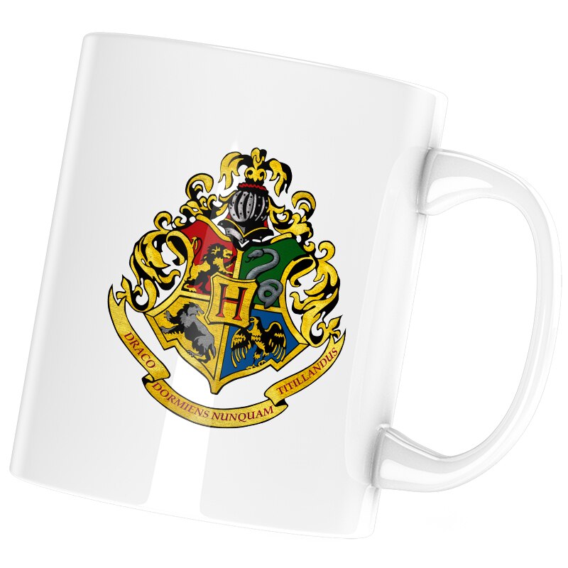 Cana Harry Potter Hogwarts, alba, 330 ml