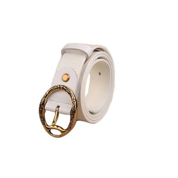 Curea dama BTG-1181 ,piele naturala, 115X3.2 cm, alba Curea dama BTG-1181 ,piele naturala, 115X3.2 cm, alba