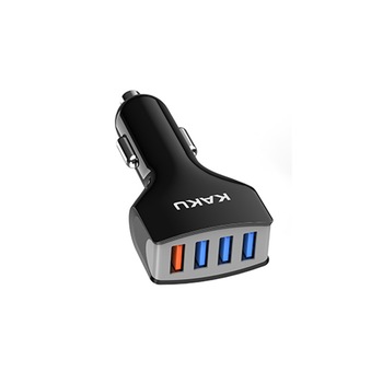 Incarcator Auto cu Incarcare Rapida QC3.0 , 4 Porturi USB, Ultra Fast Charger, Incarcare rapida, Negru - KSC-484 Incarcator Auto cu Incarcare Rapida QC3.0 , 4 Porturi USB, Ultra Fast Charger, Incarcare rapida, Negru - KSC-484