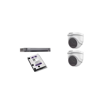 Kit supraveghere video Hikvision 5MP, cu 2 camere 5MP de interior si HDD 1 TB MK420 Kit supraveghere video Hikvision 5MP, cu 2 camere 5MP de interior si HDD 1 TB MK420