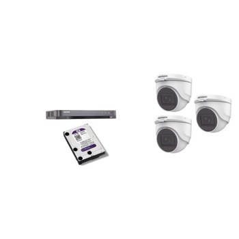 Kit supraveghere video Hikvision 5MP, cu 3 camere 5MP de interior si HDD 1 TB MK421 Kit supraveghere video Hikvision 5MP, cu 3 camere 5MP de interior si HDD 1 TB MK421