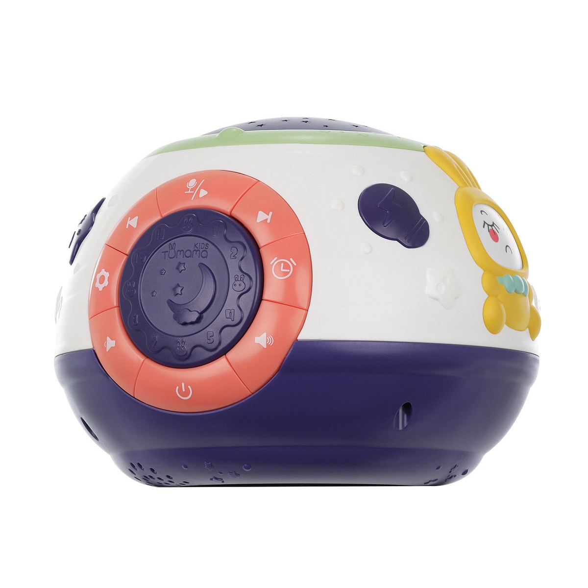 Proiector cu lampa de veghe pentru copii, Zola®, cu 4 moduri, cantece placute, 18 x 14 cm