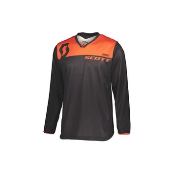 Tricou Scott 350 Dirt Jersey, Negru/portocaliu, Barbati, Marime M Tricou Scott 350 Dirt Jersey, Negru/portocaliu, Barbati, Marime M