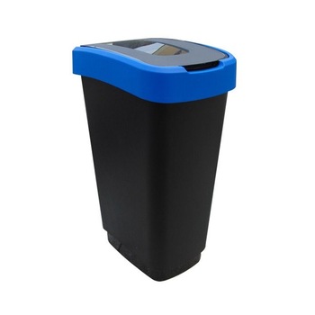 Cos gunoi Jotta 25L negru-albastru Domino Cos gunoi Jotta 25L negru-albastru Domino