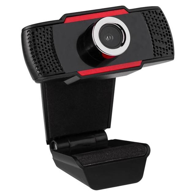 Camera Web Full HD, Felis, 1080P, USB 2.0, Microfon incorporat, Functie Plug & Play, 17 x 14 x 6.5 cm, Negru/Rosu