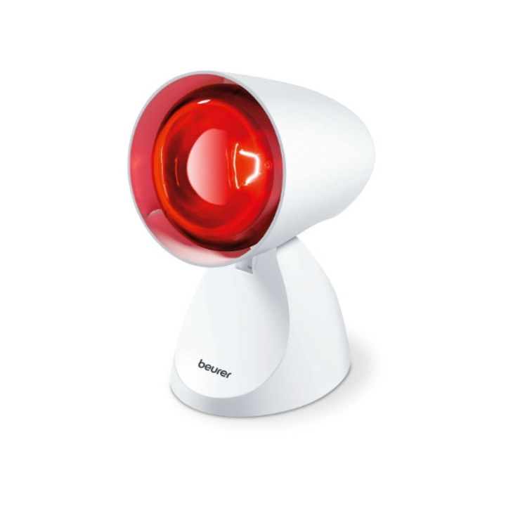 Lampa cu infrarosu Beurer IL 11, 100 W, sprijina procesele de vindecare, 5 trepte de inclinare, alb, destinata exclusiv tratarii prin iradiere a corpului uman, circulatia sanguina este intensificata, astfel va fi marita rata metabolica