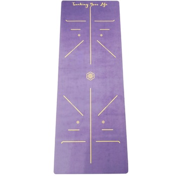 Covoras pentru yoga Golden, 183 x 61 cm, Cauciuc, Antiderapant, Mov Covoras pentru yoga Golden, 183 x 61 cm, Cauciuc, Antiderapant, Mov
