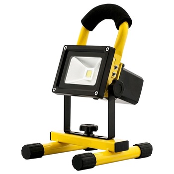 Proiector LED Avide, 10W, portabil cu acumulator, lumina rece, 560lm, IP65 Proiector LED Avide, 10W, portabil cu acumulator, lumina rece, 560lm, IP65