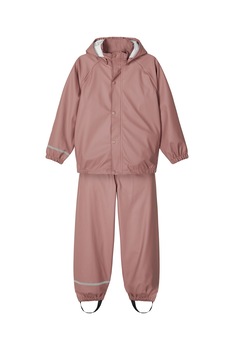 NAME IT, Set de pantaloni si jacheta impermeabila - 2 piese, unisex, uni, Roz prafuit NAME IT, Set de pantaloni si jacheta impermeabila - 2 piese, unisex, uni, Roz prafuit