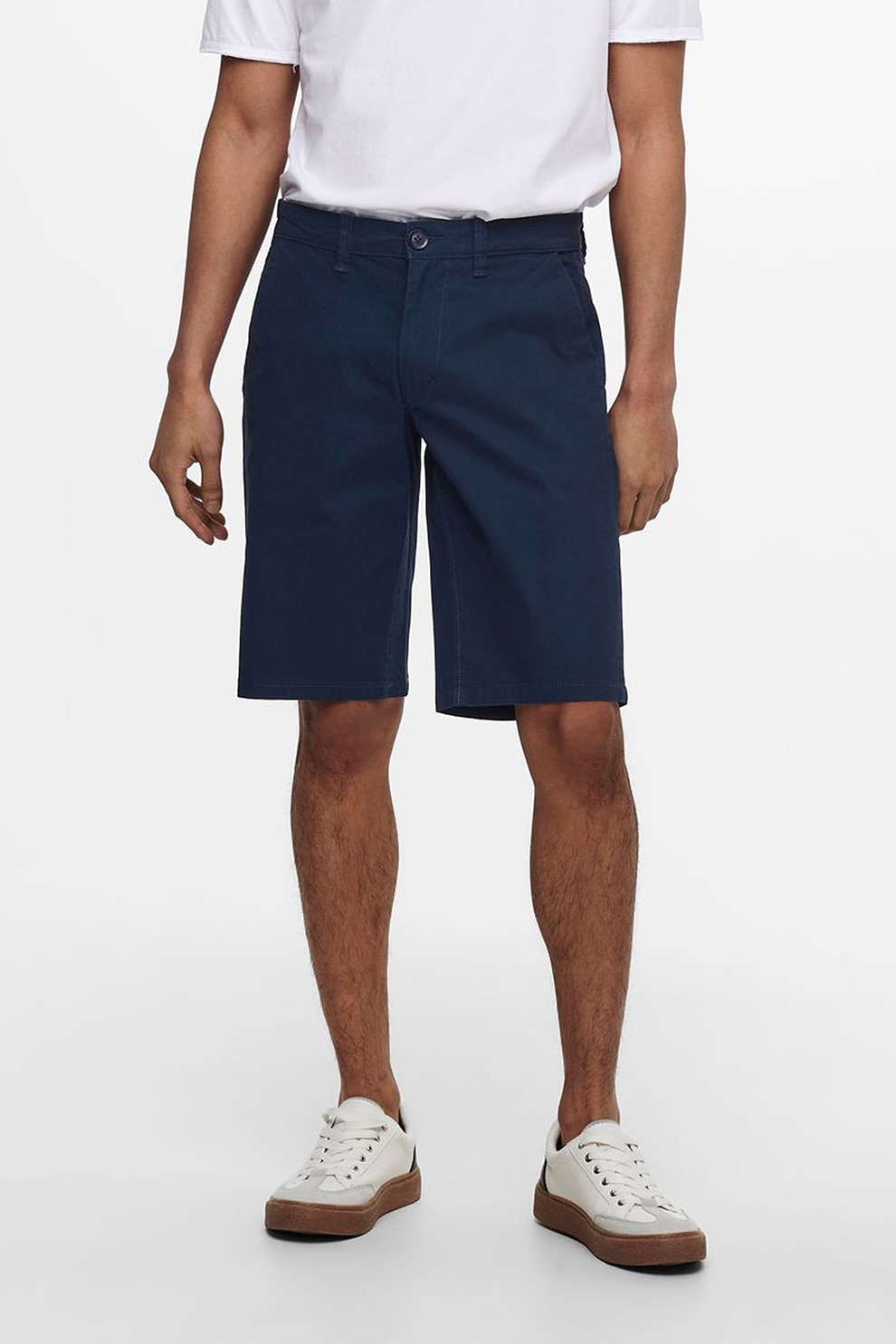 Only & Sons, Bermude chino regular fit, Bleumarin