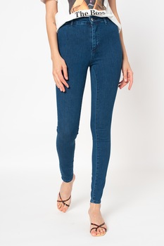 Only, Jeggings cu talie inalta Blush, Albastru Only, Jeggings cu talie inalta Blush, Albastru