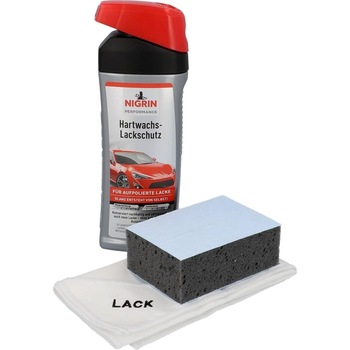 Set pentru lustruit si protectie vopsea cu ceara, Nigrin Performance, 500 ml Set pentru lustruit si protectie vopsea cu ceara, Nigrin Performance, 500 ml