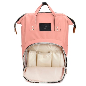 Rucsac/geanta multifunctionala, Zola®, Ideal pentru mamici, roz Rucsac/geanta multifunctionala, Zola®, Ideal pentru mamici, roz