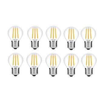 Set 10 becuri LED Avide Filament, E27, 7W (63W), 870 lm, A++, lumina calda(2700K) Set 10 becuri LED Avide Filament, E27, 7W (63W), 870 lm, A++, lumina calda(2700K)