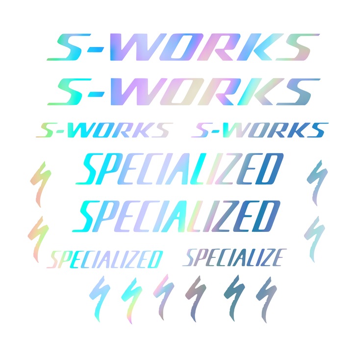 Set Stickere profesionale bicicleta Specialized/S-Works, Cameleon