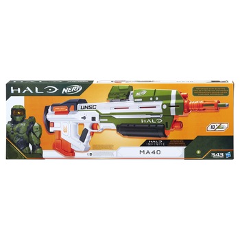 Blaster Nerf - Halo MA40, 10 proiectile Blaster Nerf - Halo MA40, 10 proiectile
