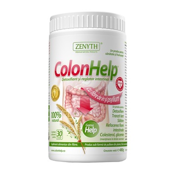 Supliment alimentar Colon Help, Zenyth, 480 g Supliment alimentar Colon Help, Zenyth, 480 g