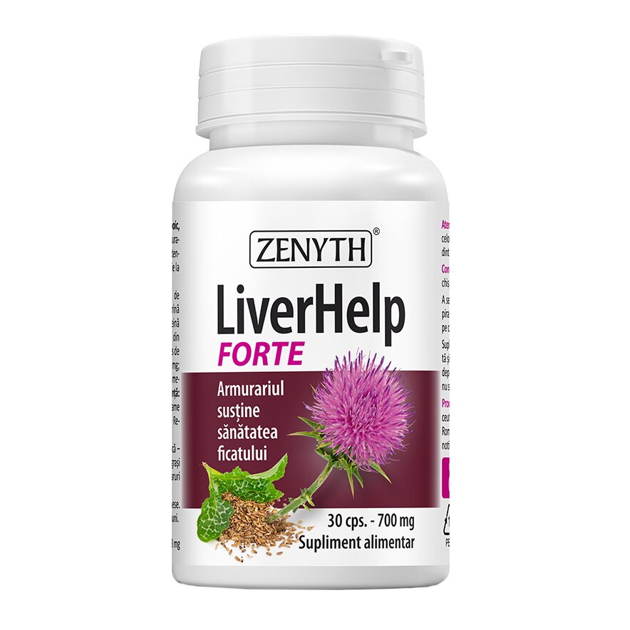 Supliment alimentar LiverHelp Forte 700mg, Zenyth, 30 capsule