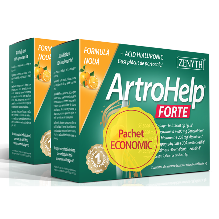Pachet ArtroHelp Forte, Zenyth, 42 plicuri