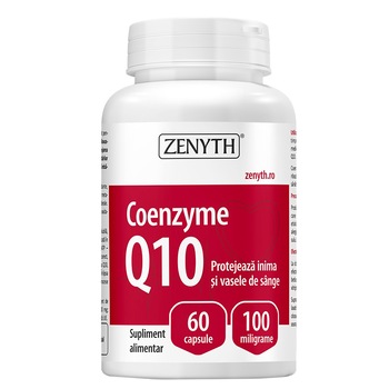Supliment alimentar Coenzima Q10, Zenyth, 60 capsule Supliment alimentar Coenzima Q10, Zenyth, 60 capsule