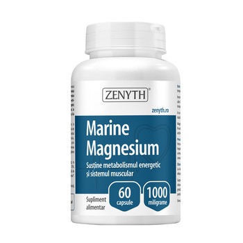 Supliment alimentar Magneziu Marin, Zenyth, 60 capsule Supliment alimentar Magneziu Marin, Zenyth, 60 capsule